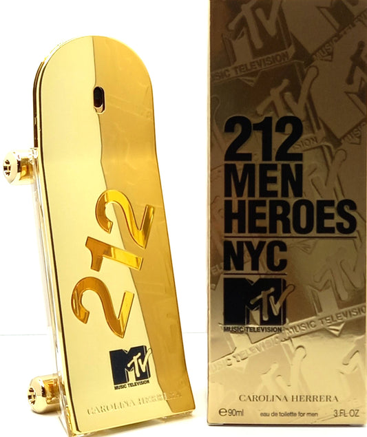 Carolina Herrera 212 Men Heroes Mtv Nyc Eau De Toilette 90ml Spray