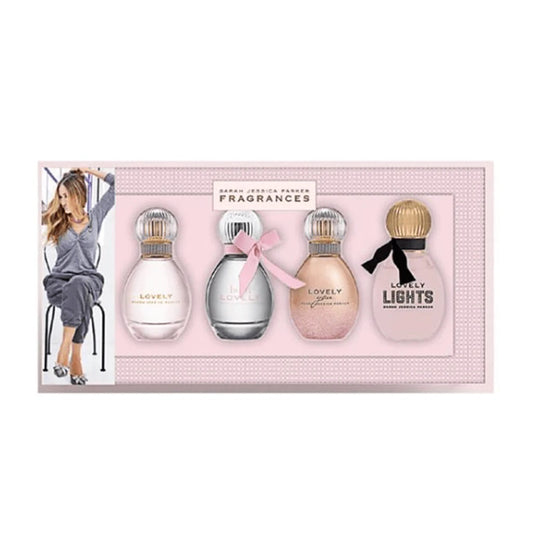 Sarah Jessica Parker Miniatures Gift Set 5ml Born Lovely EDP - 5ml Lovely EDP - 5ml Lovely You EDP - 5ml Lovely Lights EDP
