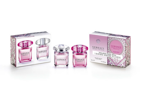 Versace Gift Set 30ml Bright Crystal EDT - 30ml Bright Crystal Absolu EDP