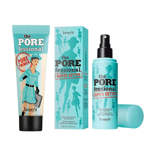 Benefit The Porefessional Primer Set 120ml Make Up Setting spray + 22ml Pore Primer