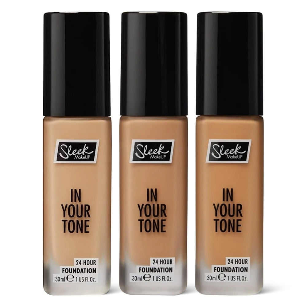 Sleek In Your Tone 24hr Foundation 30ml Long-Lasting Liquid Makeup Base