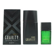 Coty Gravity Gift Set 100ml Dark Gravity Cologne - 30ml Defy Gravity Cologne