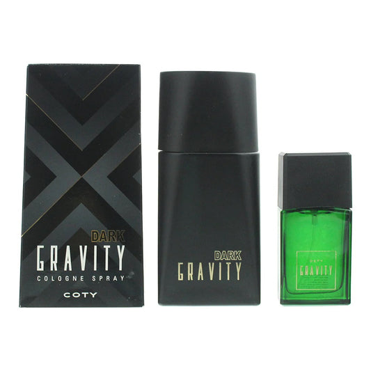 Coty Gravity Gift Set 100ml Dark Gravity Cologne - 30ml Defy Gravity Cologne