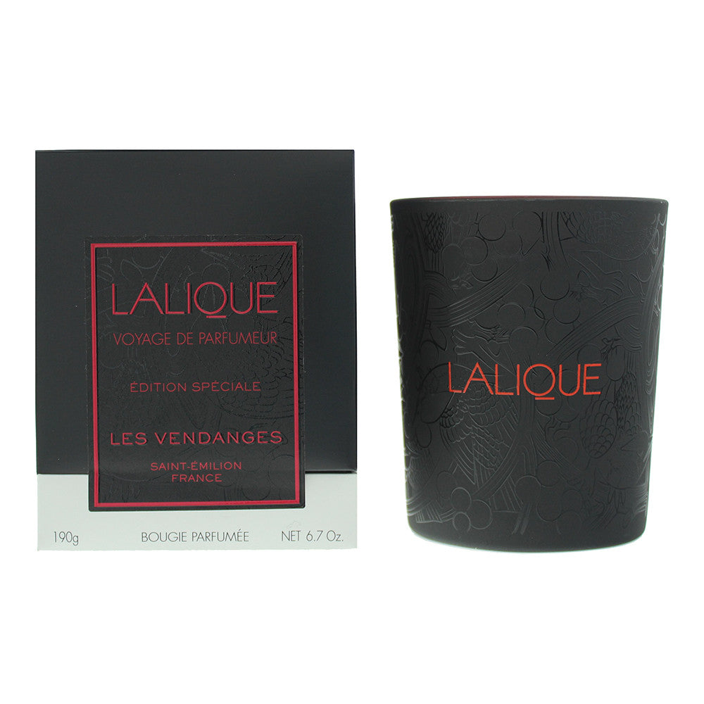 Lalique Luxury Scented Candle 190g Collection with Exquisite Fragrance Editions