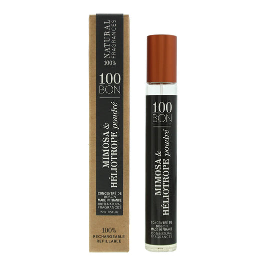100bon Mimosa & Héliotrope Poudré Refillable Eau de Parfum Concentrate 15ml Spray