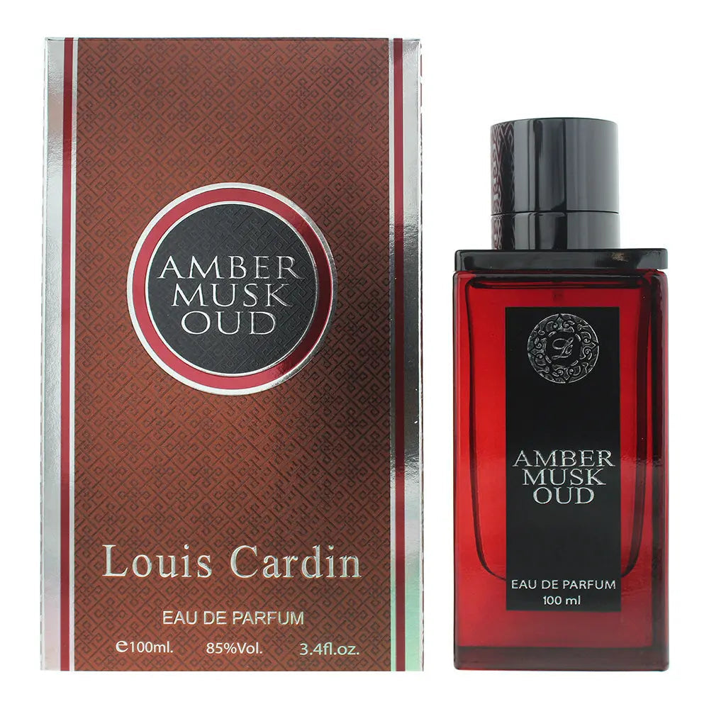 Louis Cardin Amber Musc Oud Eau De Parfum 100ml Spray