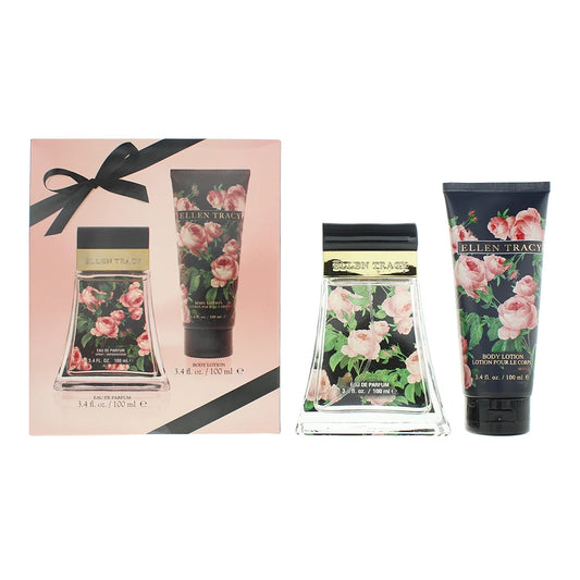 Ellen Tracy Courageous Gift Set 100ml Edp + 100ml Body Lotion