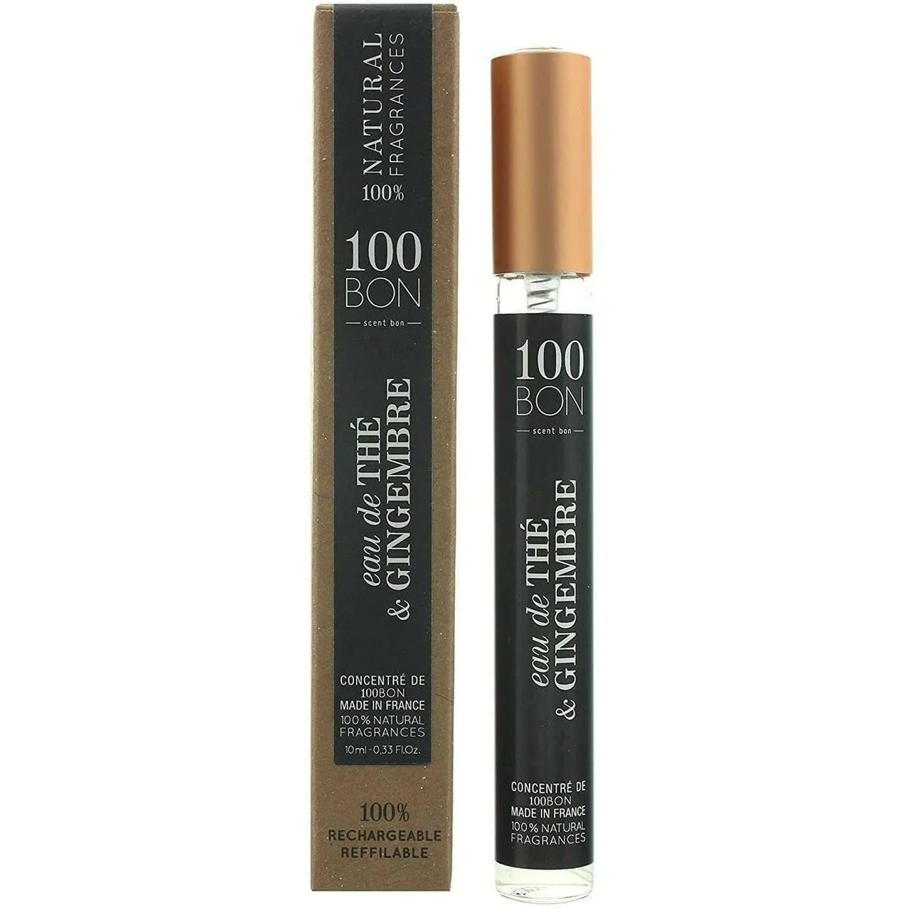 100bon Eau de Thé et Gingembre Refillable Eau de Parfum Concentrate 15ml Spray