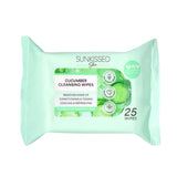Sunkissed Skin Cucumber Cleansing Wipes - 25 Pieces