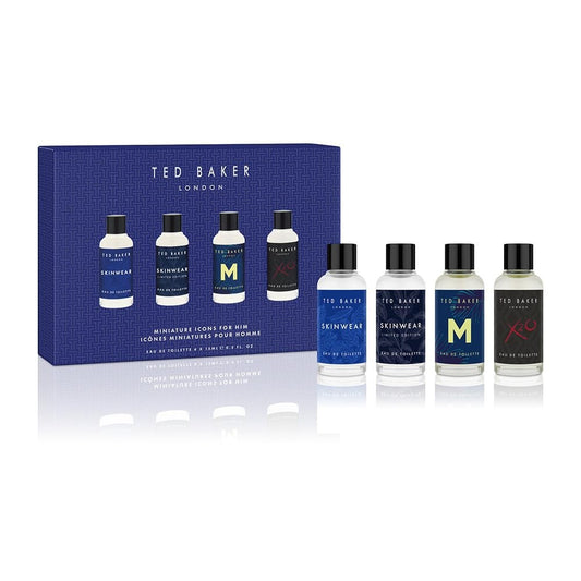 Ted Baker Icons Gift Set 15ml EDT Skinware Original + 15ml EDT Skinware Limited Edition + 15ml EDT M For Him + 15ml EDT X20 For Him