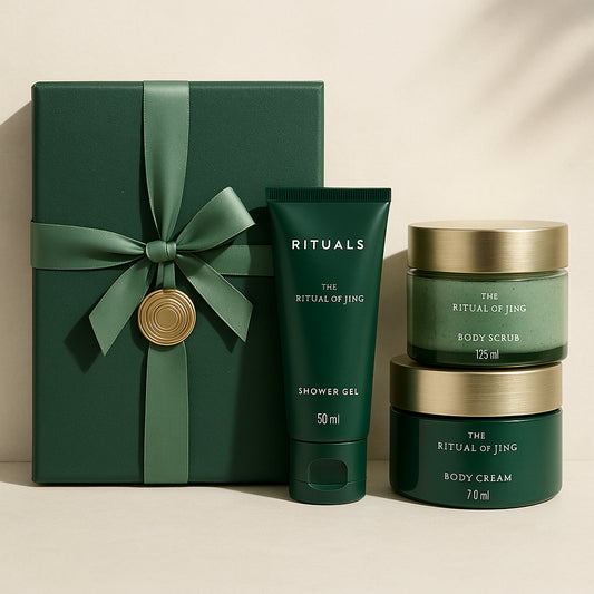 Rituals The Ritual of Jing Gift Set 50ml Shower Gel + 125ml Body Scrub + 70ml Body Cream