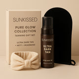 Sunkissed Pure Glow Collection Tanning Gift Set - Ultra Dark Tan + Mitt + Headband