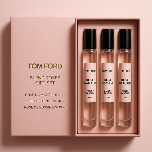 Tom Ford Blend Roses Gift Set - Rose D'Amalfi EDP 10ml - Rose De Chine EDP 10ml - Rose De Russie EDP 10ml