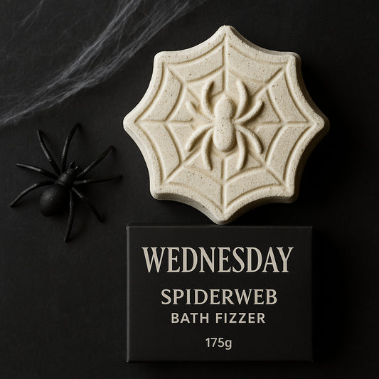 Wednesday Spiderweb Bath Fizzer 175g