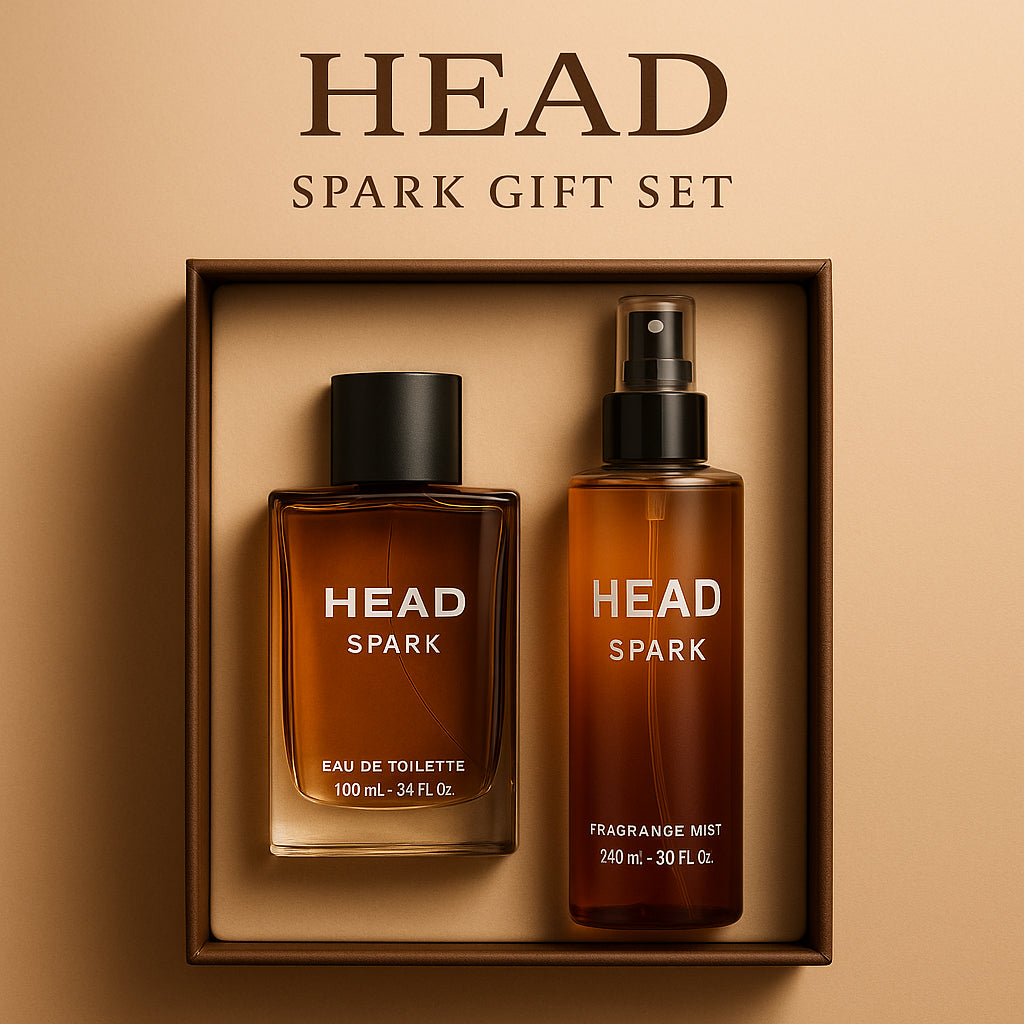 Head Spark Gift Set: EDT 100ml - Fragrance Mist 240ml