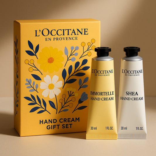 L'Occitane en Provence Hand Cream Gift Set 30ml Immortelle + 30ml Shea