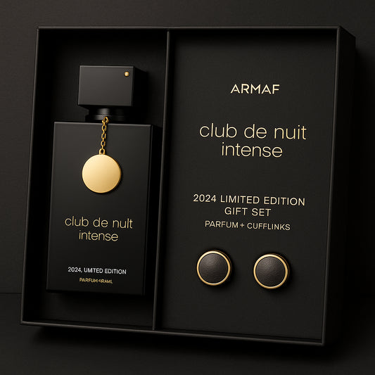 Armaf Club De Nuit Intense 2024 Limited Edition Gift Set 105ml Parfum +  Cufflinks