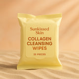 Sunkissed Skin Collagen Cleansing Wipes - 25 Pieces