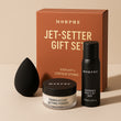 Morphe Jet-Setter Gift Set 36.8ml Continuous Prep & Set Mist + 2.6g Translucent Setting Powder + Highlight & Contour Sponge