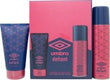 Umbro Defiant Gift Set 150ml Body Spray + 150ml Body Wash