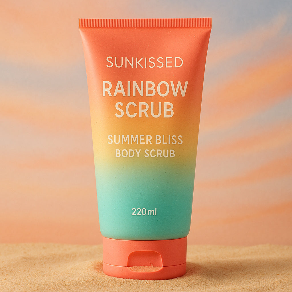 Sunkissed Rainbow Scrub Summer Bliss Body Scrub 220ml