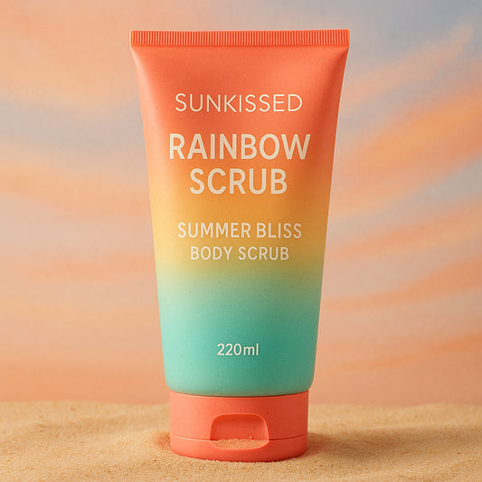 Sunkissed Rainbow Scrub Summer Bliss Body Scrub 220ml