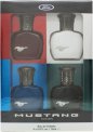 Mustang Gift Set 15ml Red EDT + 15ml White EDT + 15ml Blue EDT + 15ml Green EDT