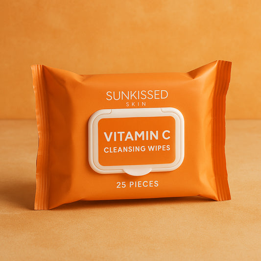 Sunkissed Skin Vitamin C Cleansing Wipes - 25 Pieces
