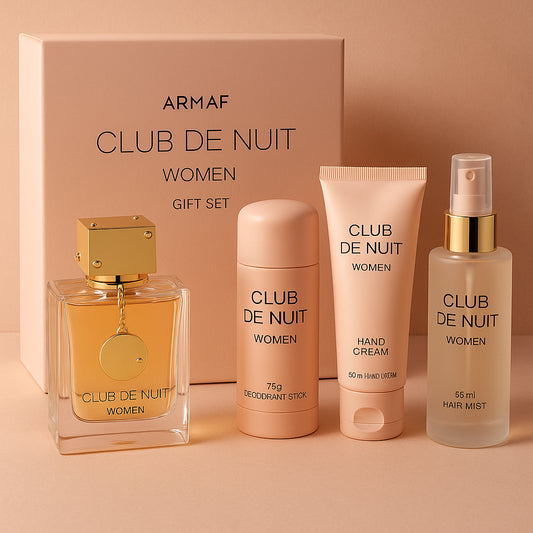 Armaf Club De Nuit Women Gift Set 30ml EDP + 75g Deodorant Stick + 50ml Hand Cream + 55ml Hair Mist