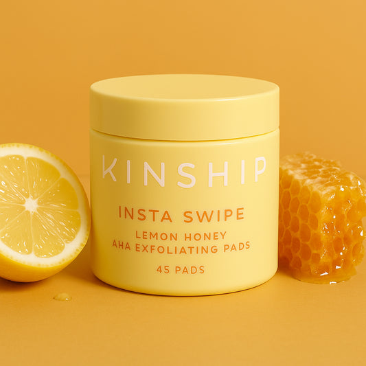 Kinship Insta Swipe Lemon Honey AHA Exfoliating Pads 45 Pads