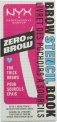 Nyx Zero To Brow Eyebrow Stencils 4 Pieces - For Thick Brows