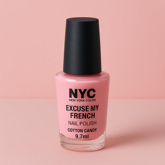 NYC New York Color Excuse My French Nail Polish 9.7ml - Cotton Candy