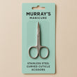 Murrays Manicure Stainless Steel Curved Cuticle Scissors