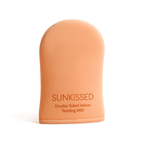 Sunkissed Double Sided Velvet Tanning Mitt - Peach