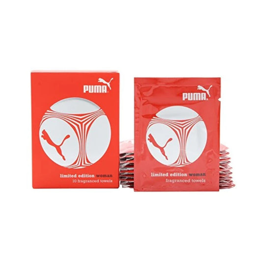 Puma Limited Edition Woman Fragranced Towels 10 x 3ml