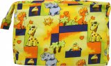 Bags Unlimited Jungle Holdall and Cosmetic Bag Collection with Handles and Mirror