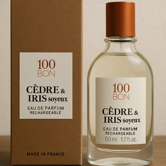 100BON Cèdre & Iris Soyeux Refillable Eau de Parfum 50ml Spray