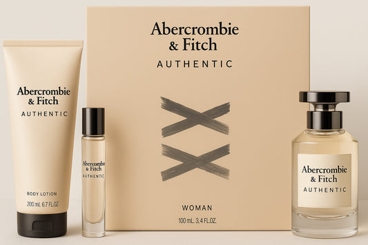 Abercrombie & Fitch Authentic Woman Gift Set 100ml EDP + 200ml Body Lotion + 15ml EDP