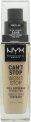 NYX Can't Stop Won't Stop Full Coverage 24H Foundation 30ml - Porcelain
