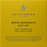 Acca Kappa Green Mandarin Gift Set 500ml Shower Gel + 300ml Body Lotion