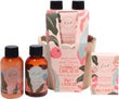 The Kind Edit Co. Kind Pamper Plant Pot Gift Set 100ml Body Wash + 100ml Body Lotion + 50g Bath Crystals + Wooden Plant Pot