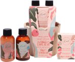 The Kind Edit Co. Kind Pamper Plant Pot Gift Set 100ml Body Wash + 100ml Body Lotion + 50g Bath Crystals + Wooden Plant Pot
