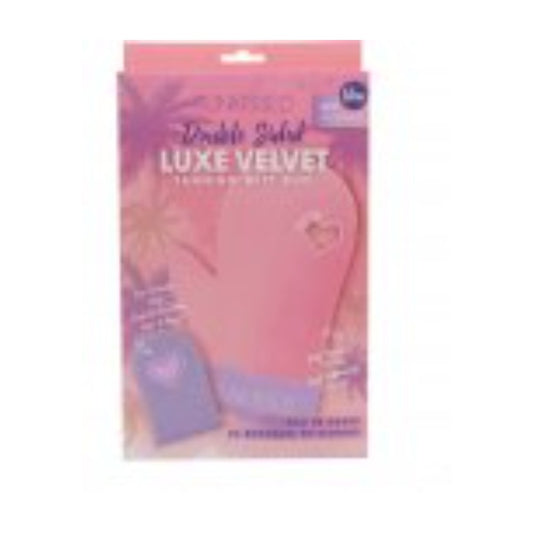 Sunkissed Double Sided Luxe Velvet Tanning Mitt Duo Body Tanning Glove + Face Tanning Mitt