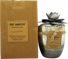 Bali Mantra Camellia Glass Silver Candle 500g Collection with Unique Fragrances