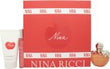 Nina Ricci Nina Gift Set 50ml EDT Spray + 75ml Body Lotion + 10ml EDT Rollerball