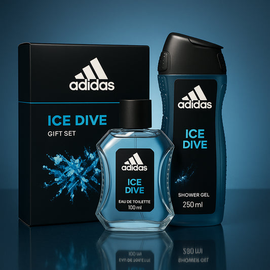 Adidas Ice Dive Gift Set 100ml EDT + 250ml Shower Gel