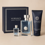 Versace Pour Homme Gift Set 100ml EDT + 150ml Bath and Shower Gel + 5ml EDT