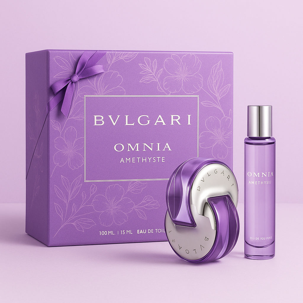 Bvlgari Omnia Amethyste Gift Set 100ml EDT + 15ml EDT