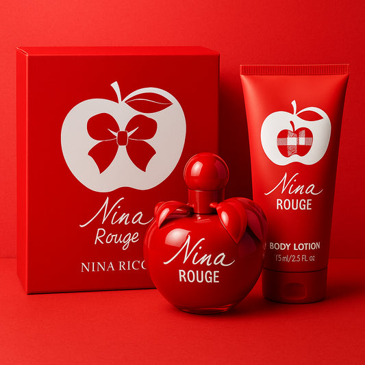 Nina Ricci Nina Rouge Gift Set 50ml EDT + 75ml Body Lotion