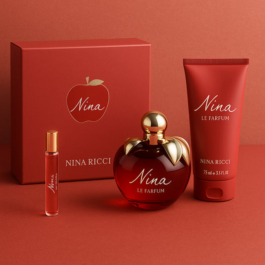 Nina Ricci Nina Le Parfum Gift Set - EDP 50ml Spray + 75ml Body Lotion + 10ml EDP Roll On